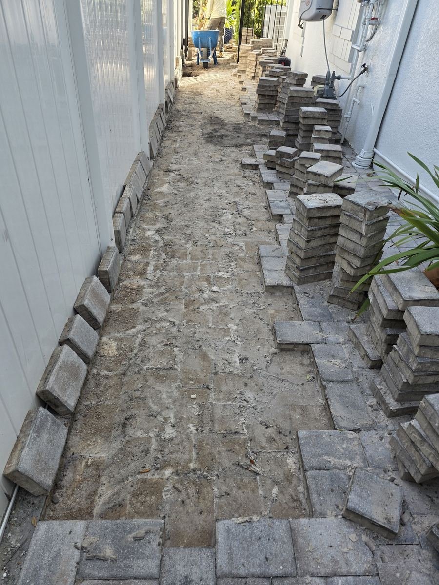 Cracked joint paver repair