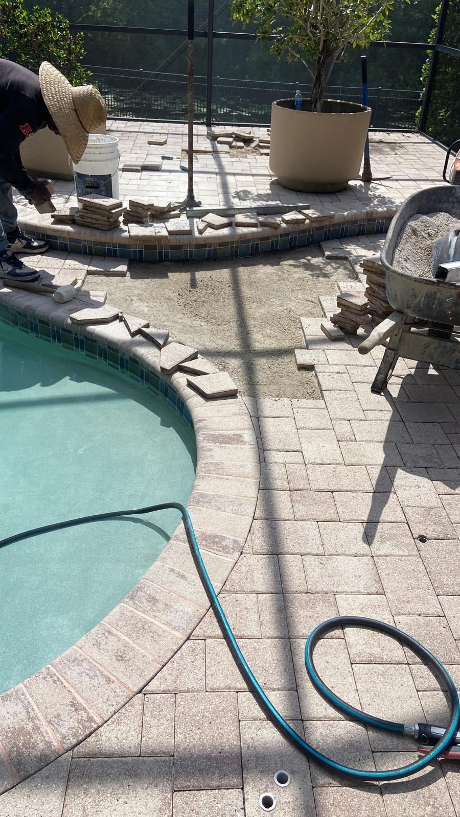 Pool deck restoration